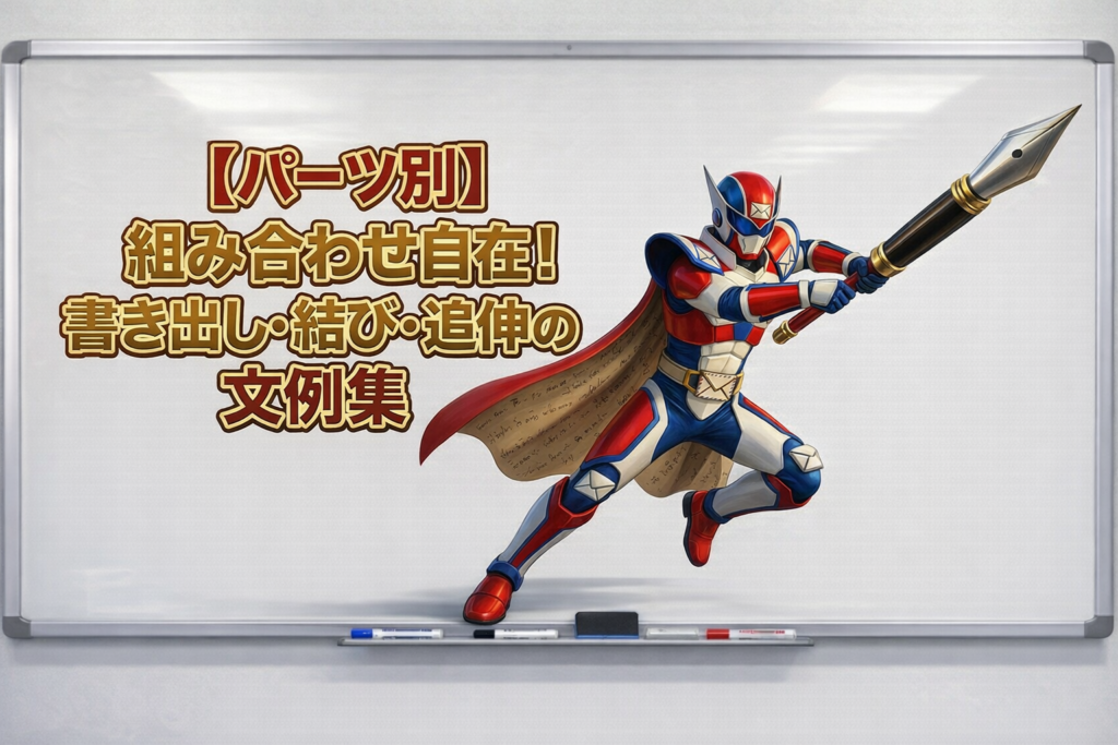 【パーツ別】組み合わせ自在！書き出し・結び・追伸の文例集