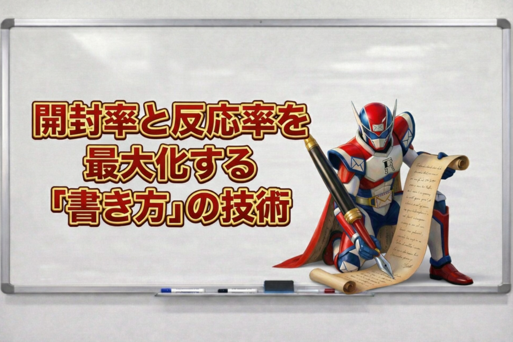 開封率と反応率を最大化する「書き方」の技術
