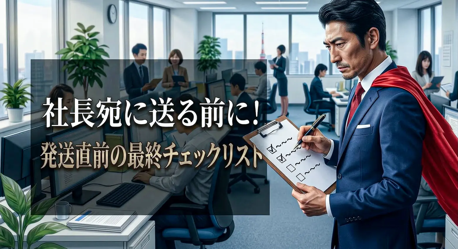 社長宛に送る前に！発送直前の最終チェックリスト